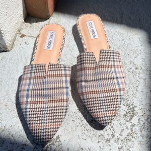Steve Madden Checkered Women's Mules - Multi-Color